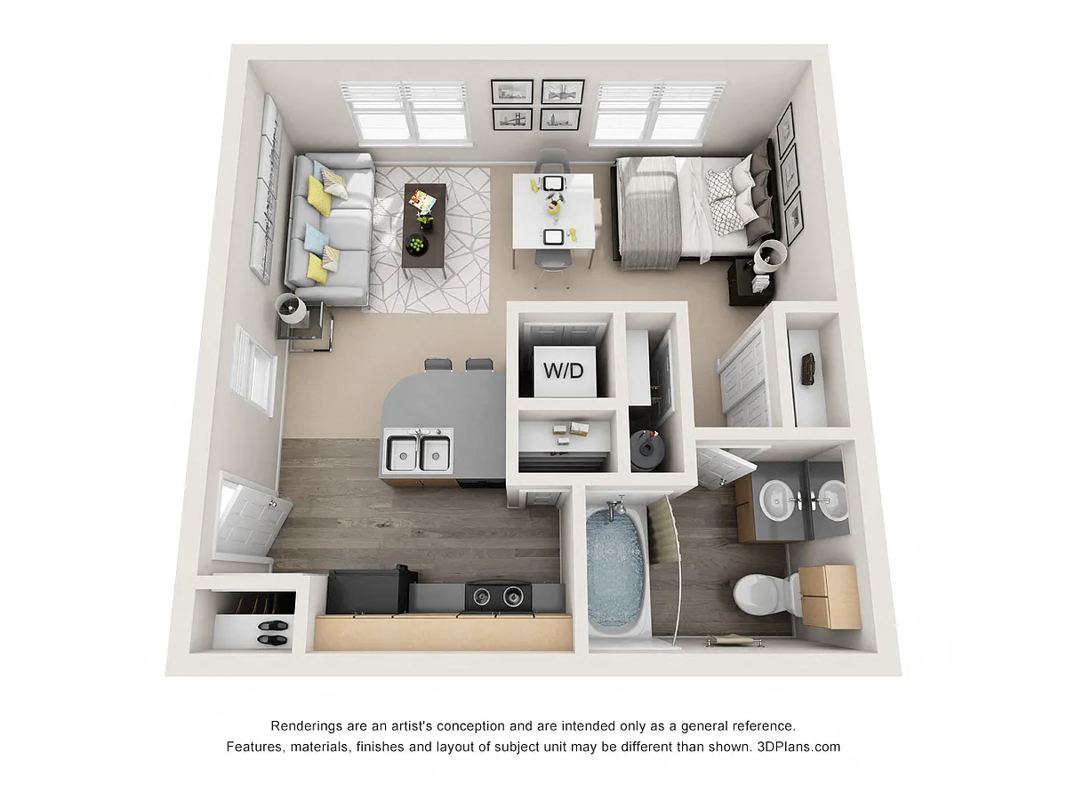 Floor plan Mod Studio