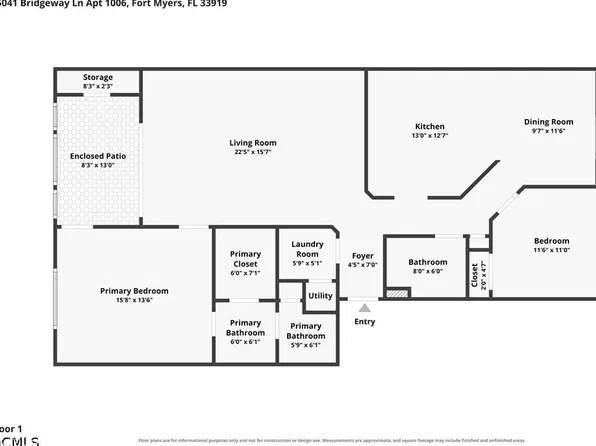 15041 Bridgeway Ln APT 1006, Fort Myers, FL 33919