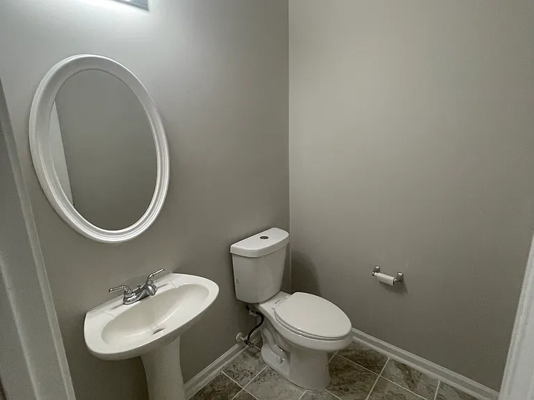 Down stairs 1/2 bathroom