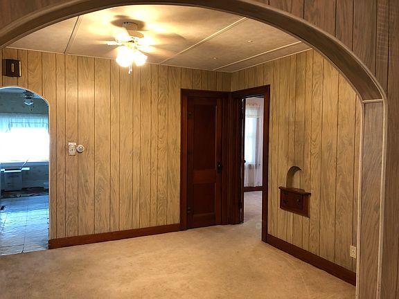 Dining room, door to attic