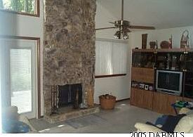 Stone Fireplace