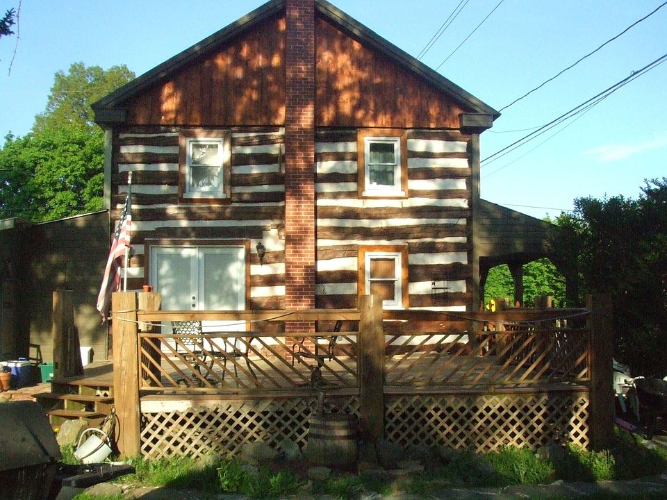yard side with deck