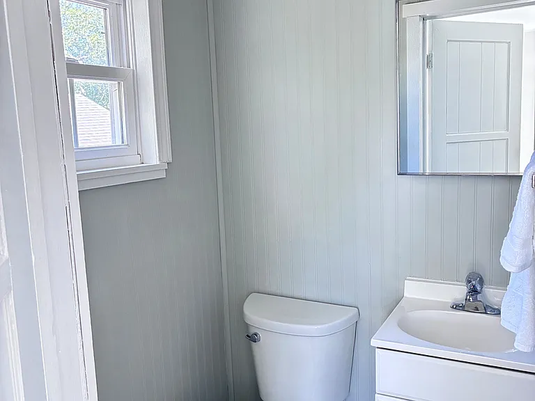 Half bath off bedroom #1