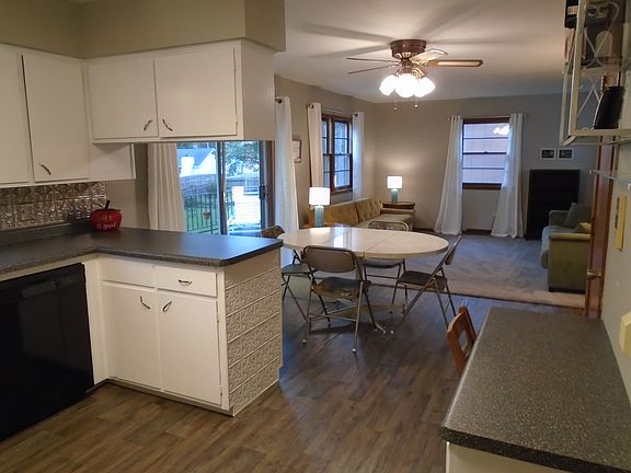 kitchen, dining, family room