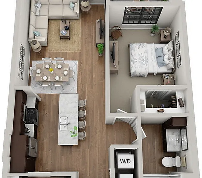 Floor Plan 1A | Arrabelle Apartments | Apartments in Cedarburg, WI Floor Plan 1A | Arrabelle Apartments | Apartments in Cedarburg, WI