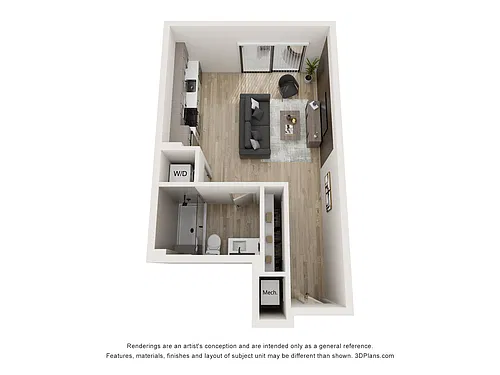 Floor plan Studio 5
