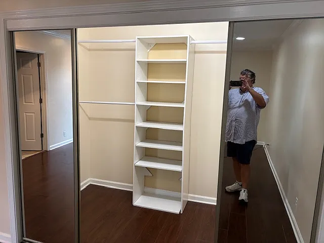 Upstairs Master #1 12' ft wide walk in closet