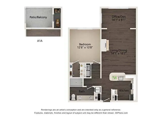 Floor plan Degas - Upgraded