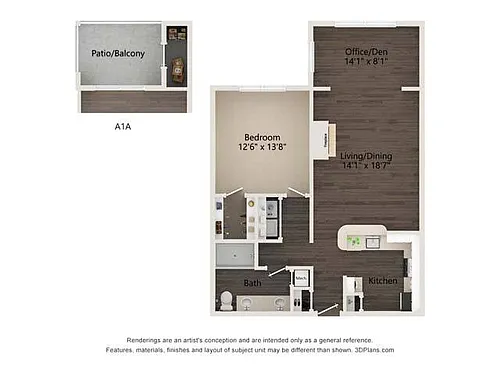 Floor plan Degas