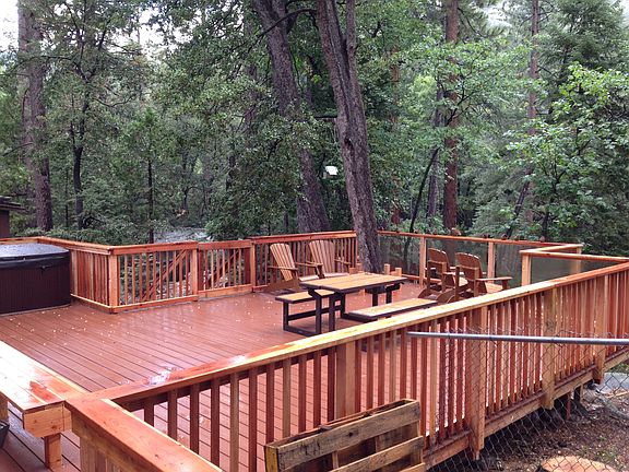 Deck overlooking Strawberry Creek