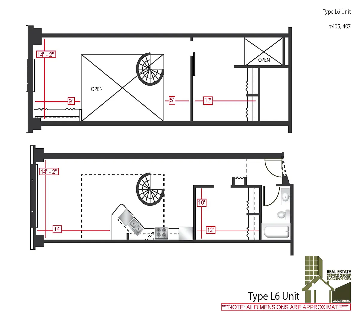 Floor plan 3 Bed Loft