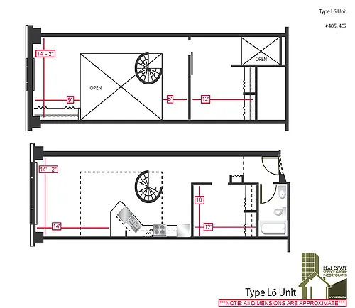 Floor plan 3 Bed Loft