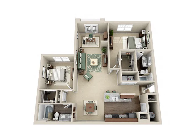 Floor plan B3