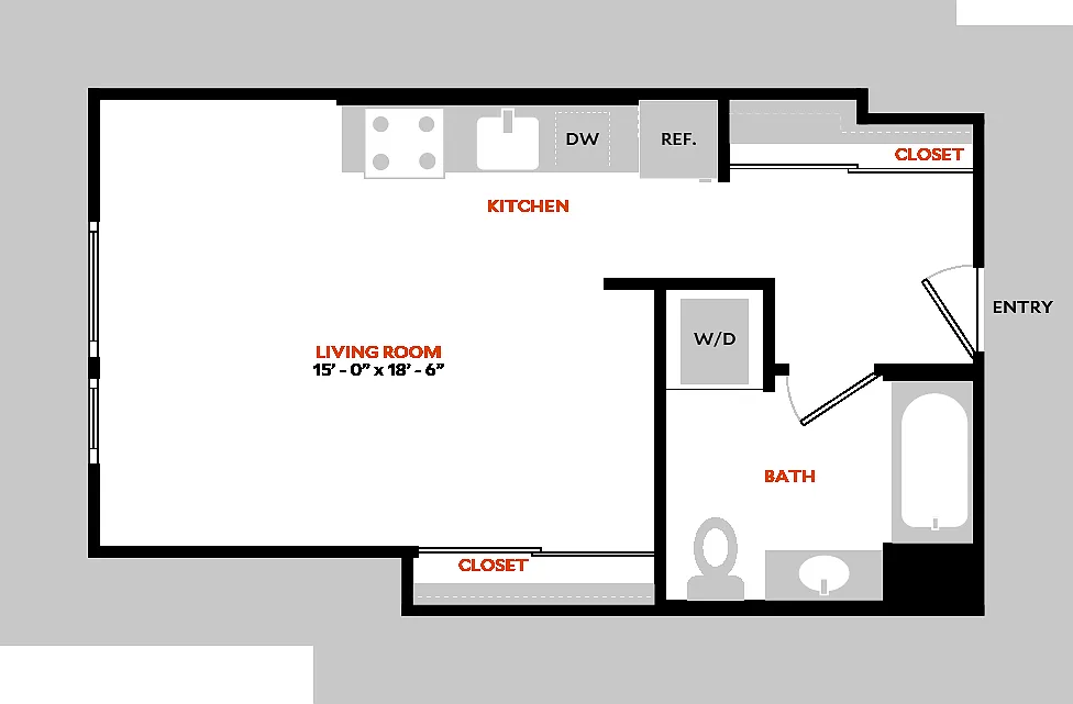 Floor plan South Studio C