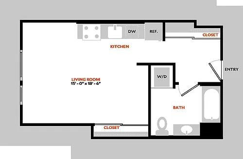 Floor plan South Studio C