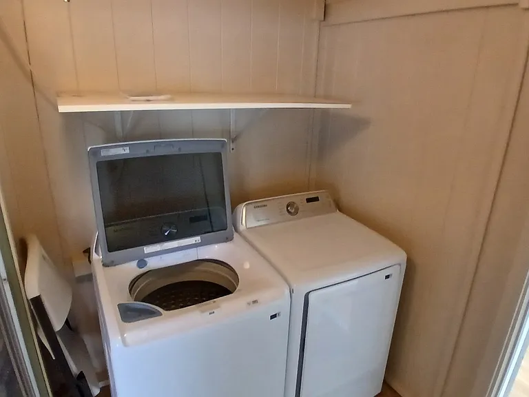 Fully dedicated washer/dryer.