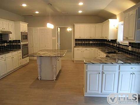 Gourmet kitchen with large island