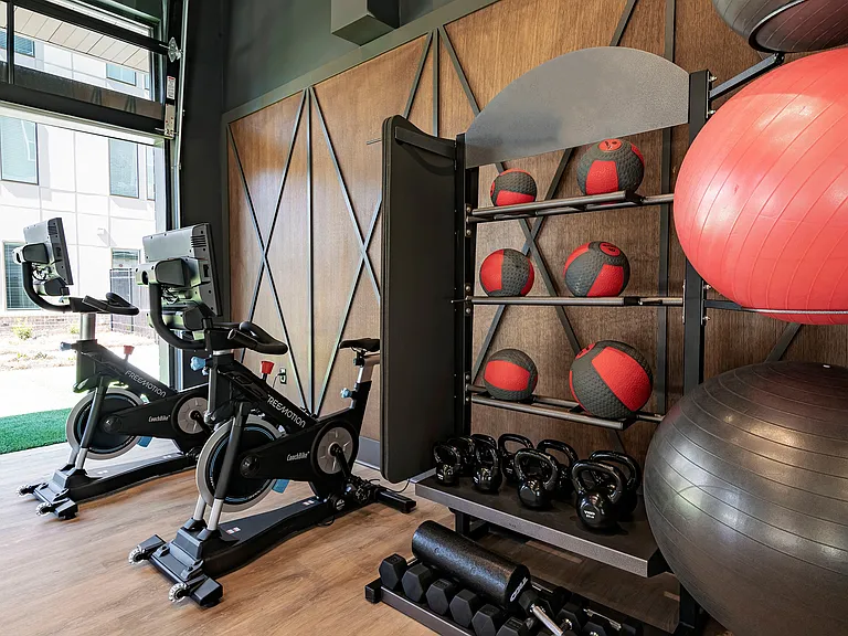 Yoga Studio with Outdoor Fitness Lawn