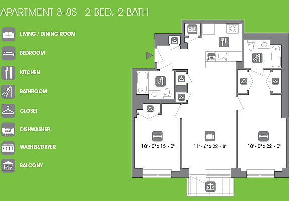 2nd image of 260 W 26th St APT 5S