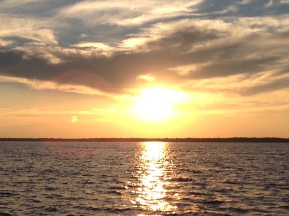 Sunset from living room