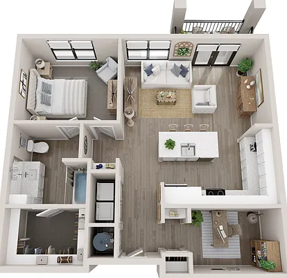 A3HC | 1x1 | 934 sq ft A3HC | 1x1 | 934 sq ft