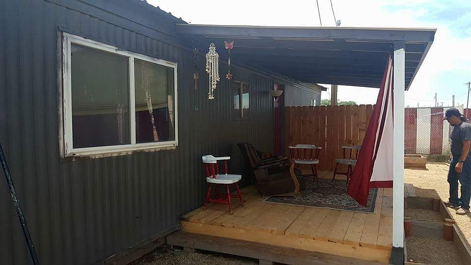 Back deck of 2nd home