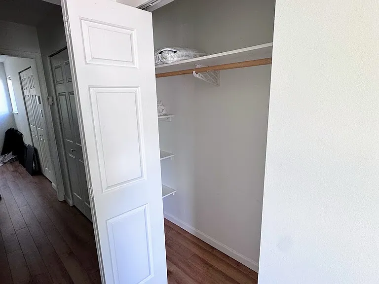 Lots of closet space.