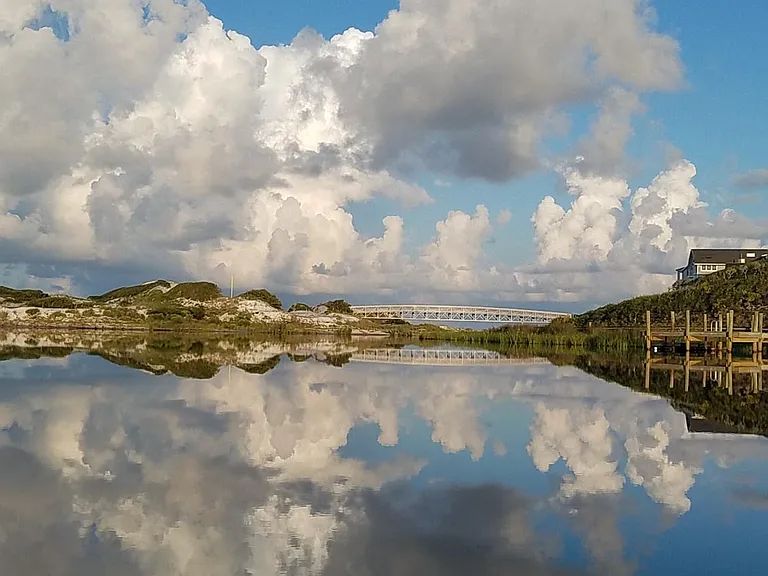 Camp Creek Dune Lake nearby