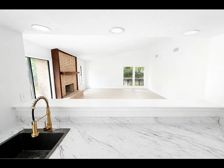 Kitchen bar to living room