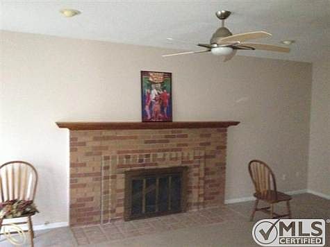 Family room with fireplace and f