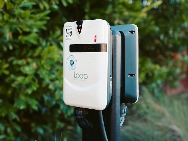 Charging stations available on-site