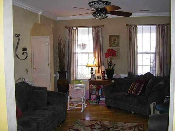 Den with Gas Fireplace