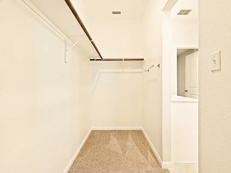 Walk-in master closet