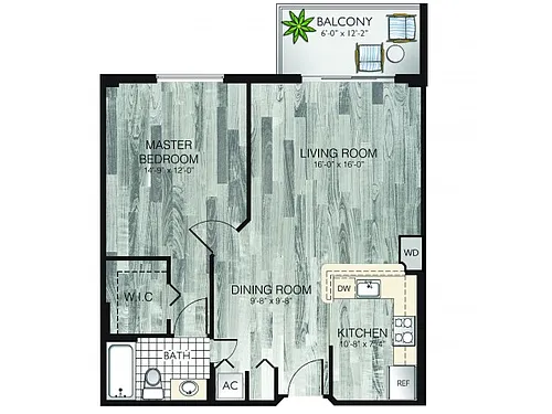 Floor plan Model A