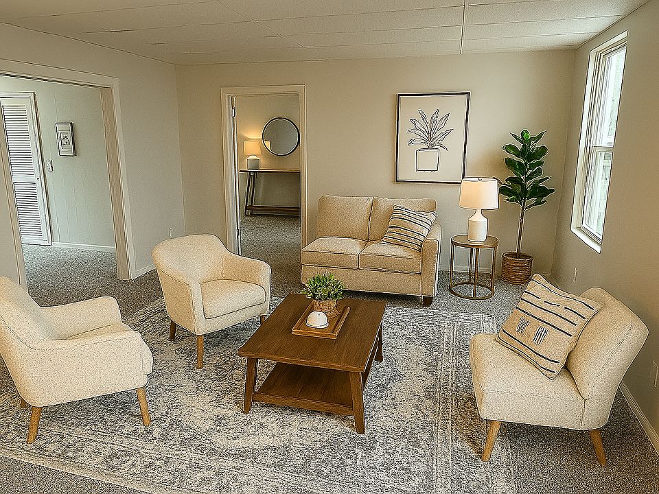 AI Staged Living Room