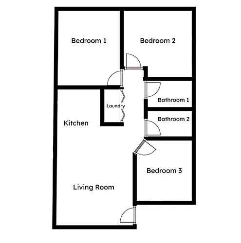 Floor plan Furnished