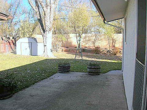 Rear Yard with Patio