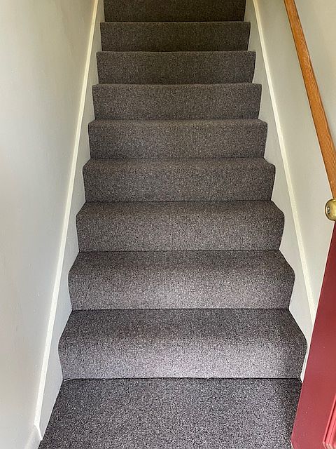 Private entrance and stairs to second floor apartment