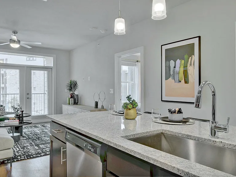Select apartment homes feature built-in desks and bookcases.