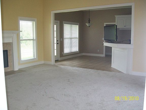 Living room to kitchen view