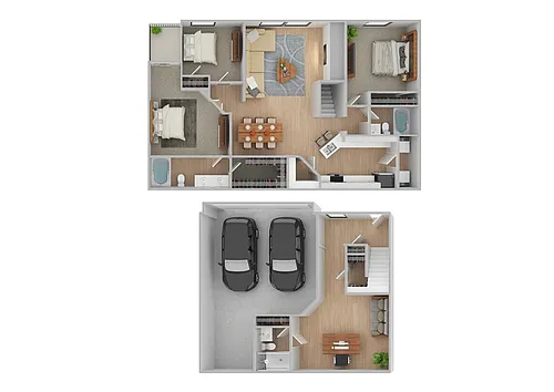 Floor plan Monte Carlo | Renovated