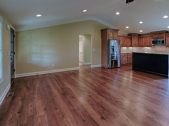 Open concept floor plan