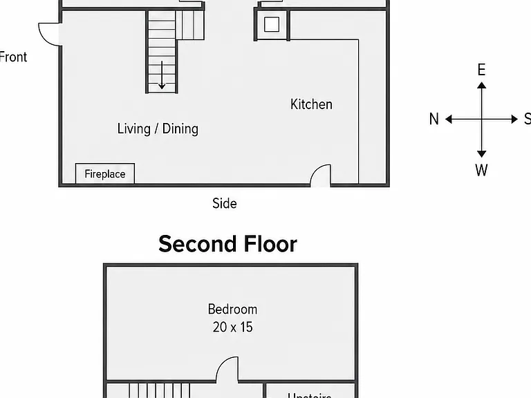 Layout of 1st and 2nd Floor