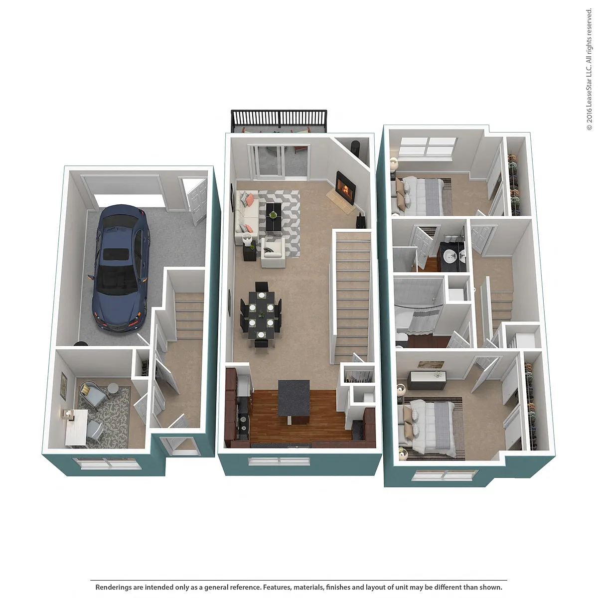 Floor plan Residence 12 Upgraded