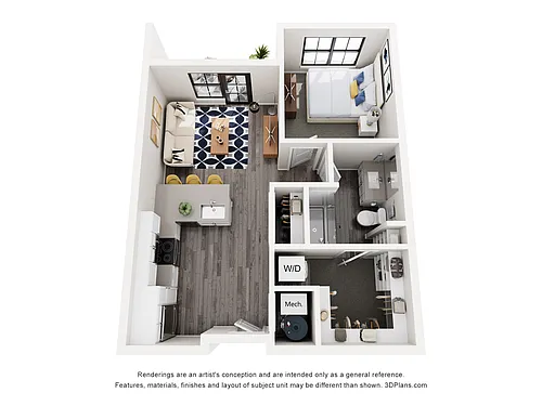 Floor plan Morning Lights - A1.B