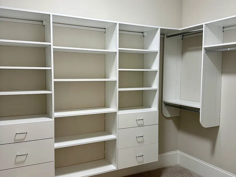 Primary walk in closet