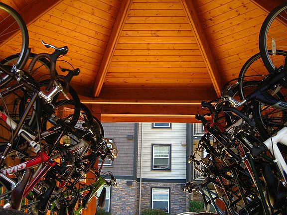Gazebo with Bike Storage
