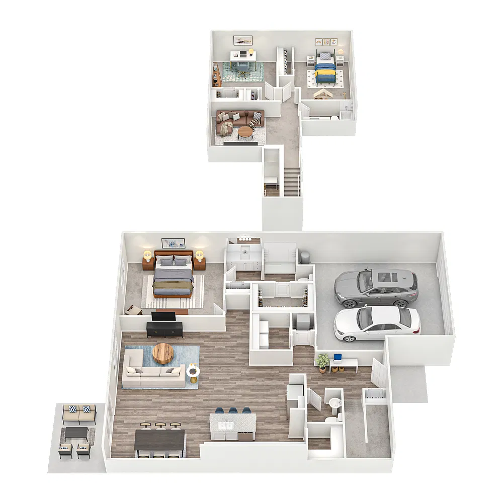 Floor plan Hickory