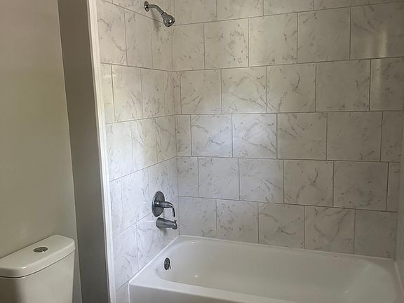 Freshly painted bathroom
