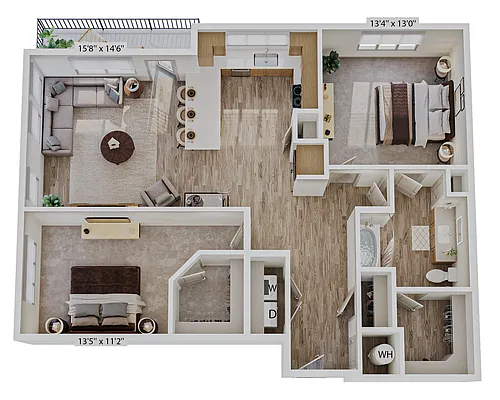 Floor plan B6